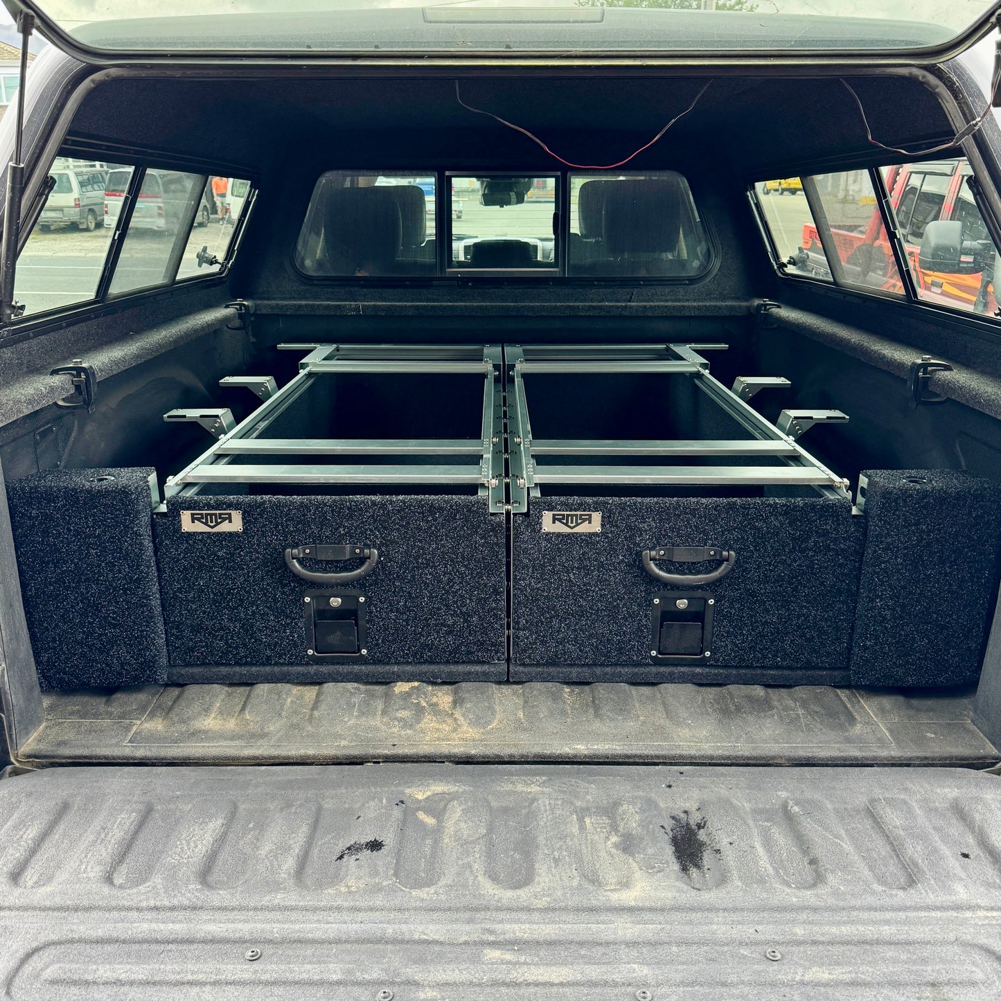 2x RMR 1730mm x 600mm Large Ute Drawers with 1300mm Top Slide with Side Wings COMBO