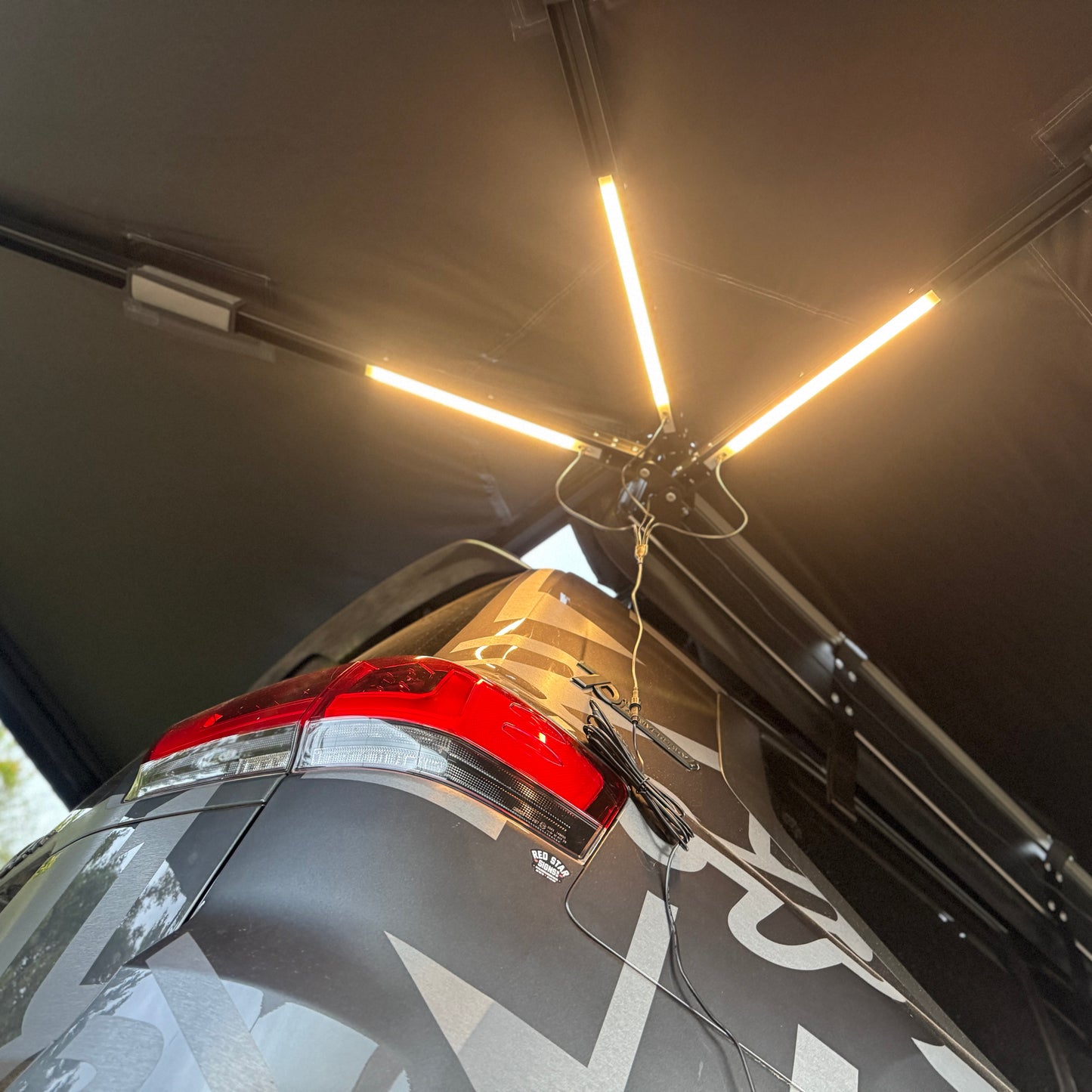 RMR 270 Max LED Freestanding Awning Right/Driver Side Mounting & Wall COMBO