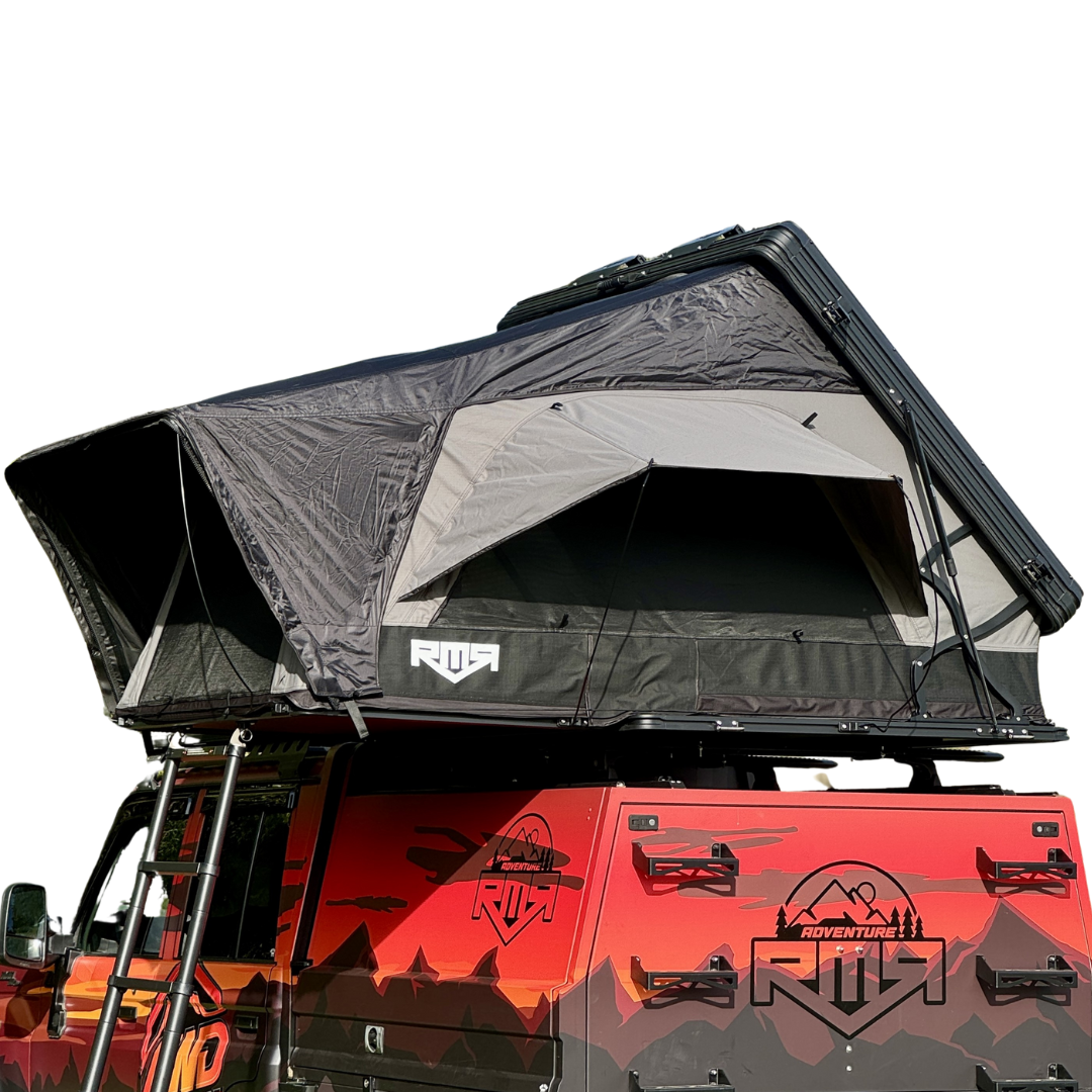 RMR Cantilever Aluminum Hardshell Roof Top Tent – 4WD Warehouse