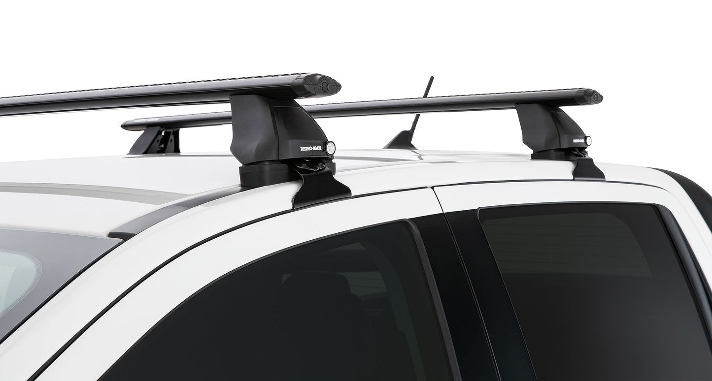 Volkswagen Amarok 2H 4dr Ute Dual Cab 23 on Vortex 2500 Black 2 Bar Roof Rack