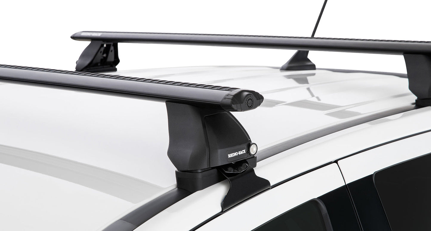Volkswagen Amarok 2H 4dr Ute Dual Cab 23 on Vortex 2500 Black 2 Bar Roof Rack