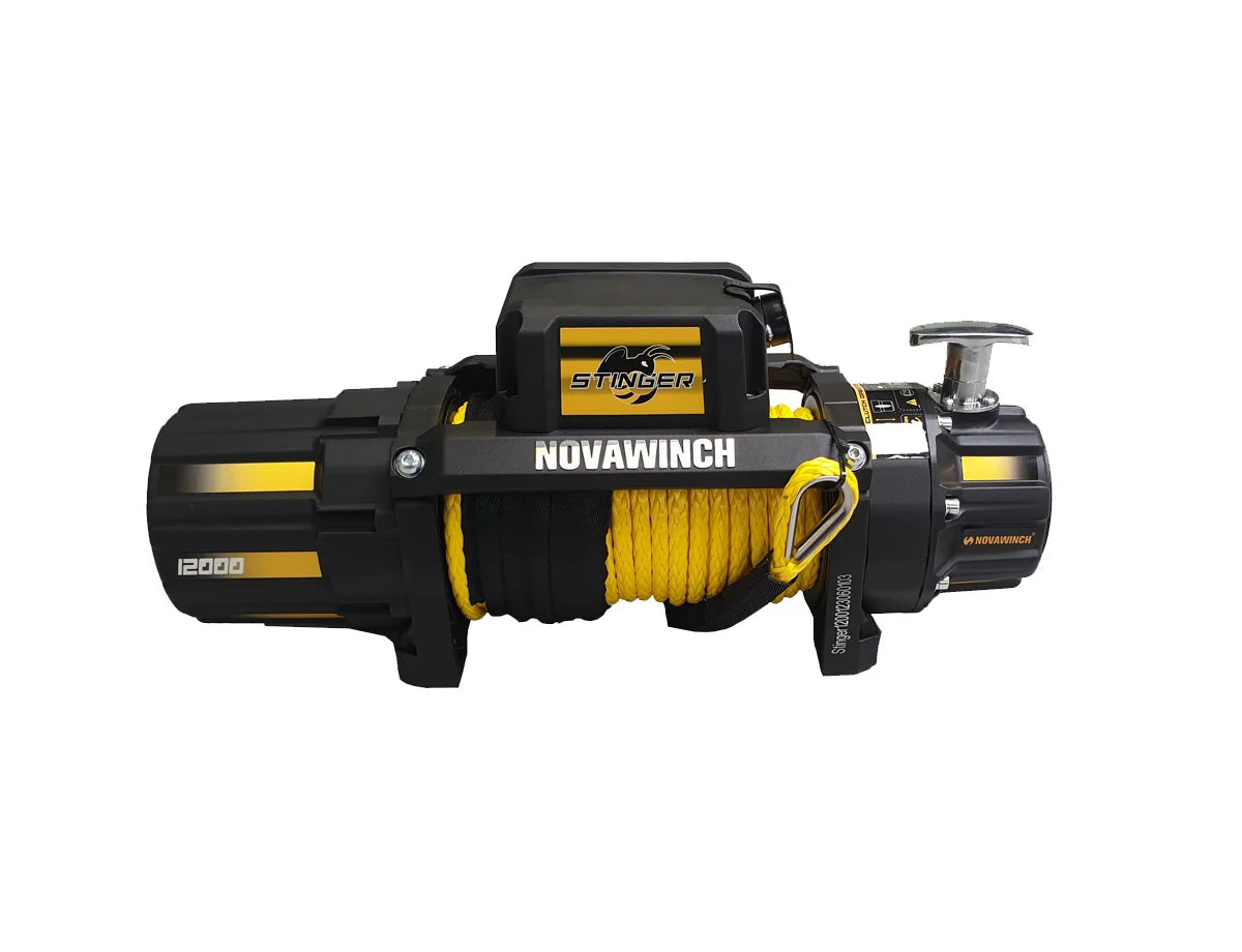 Novawinch Stinger+ Electric Winch - 12,000lb 24 volt with Wireless Remote
