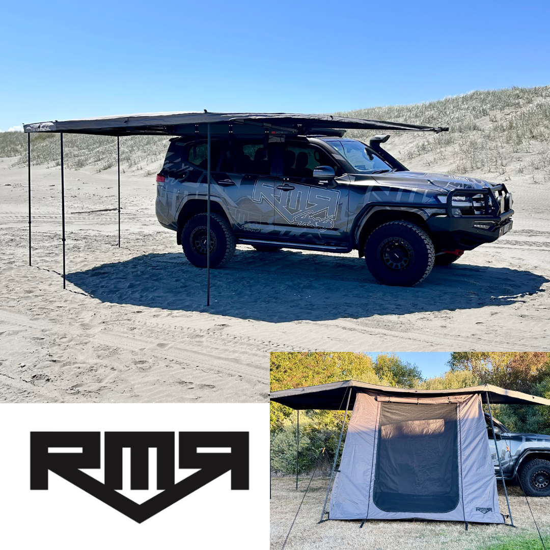 RMR 270 Max LED Freestanding Awning Left/Passenger Side Mounting & Awning Tent COMBO