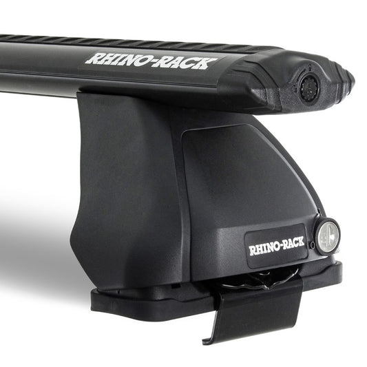 Nissan Navara NP300 4dr Ute Dual Cab 07/15 to 21 Vortex 2500 Black 2 Bar Roof Rack