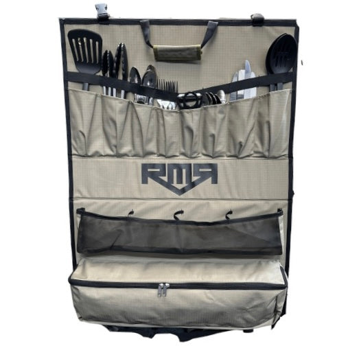 RMR Camp Kitchen Organizer with Cutlery