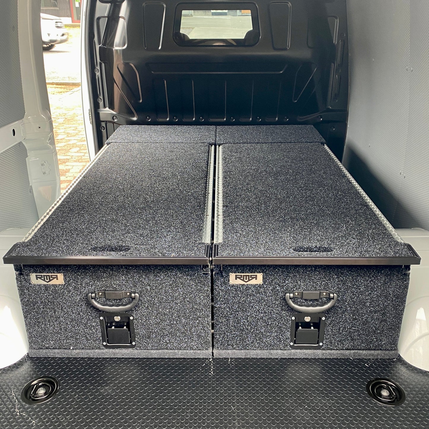 2x RMR 1730mm x 600mm Van Drawers with 1300mm Top Slide with Side Wings COMBO