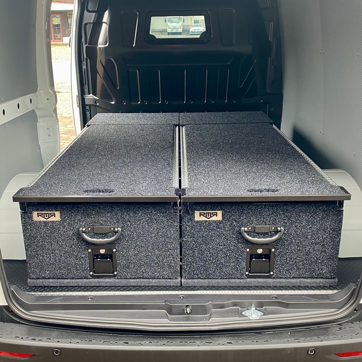 2x RMR 1730mm x 600mm Van Drawers with 1300mm Top Slide with Side Wings COMBO