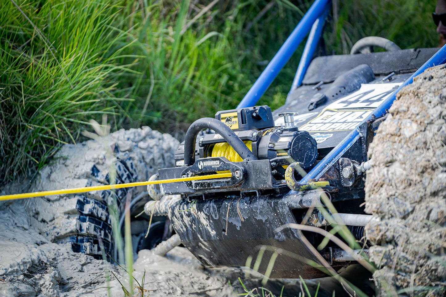 Novawinch Stinger+ Electric Winch - 12,000lb 24 volt with Wireless Remote