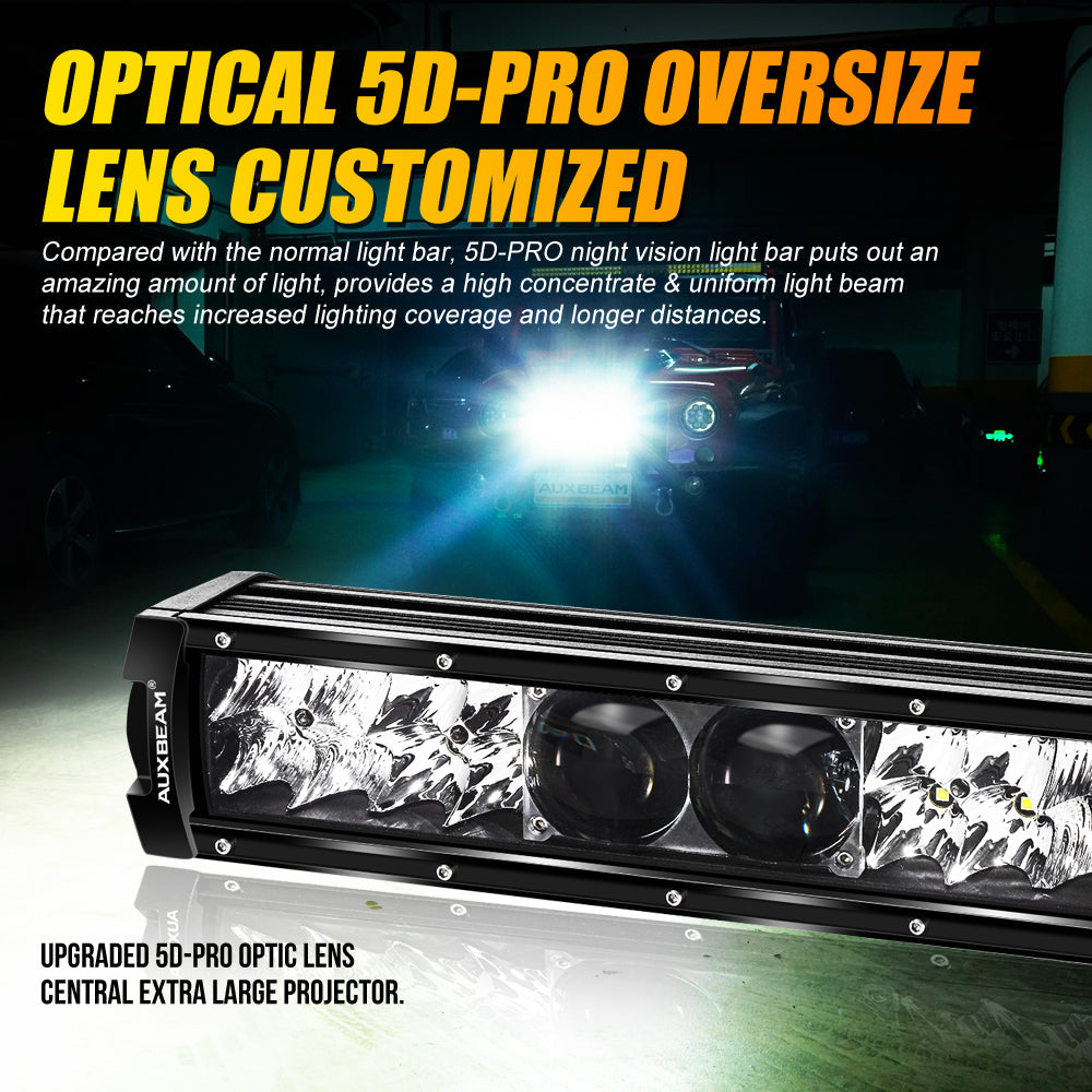 14" 5D-PRO Series Light Bar 12000LM