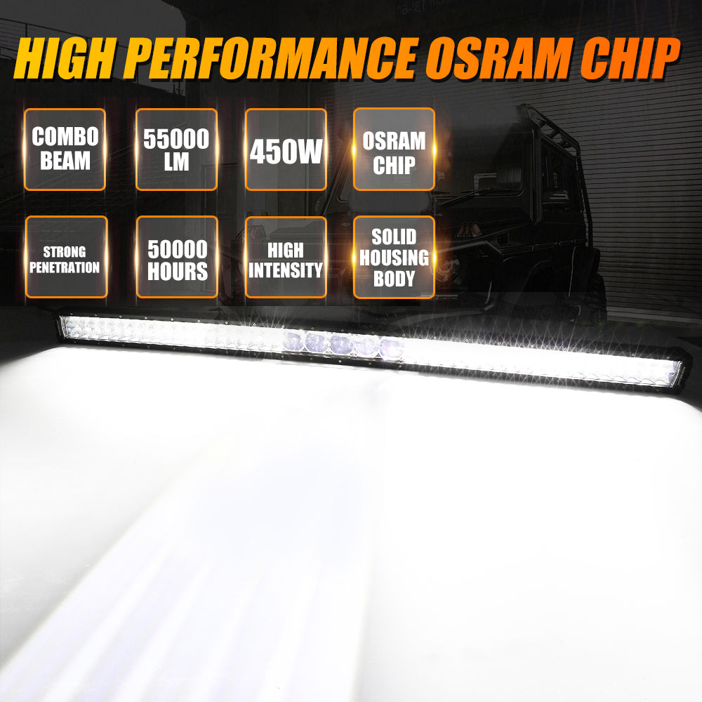 52" 5D-PRO Series Light Bar 55,000LM