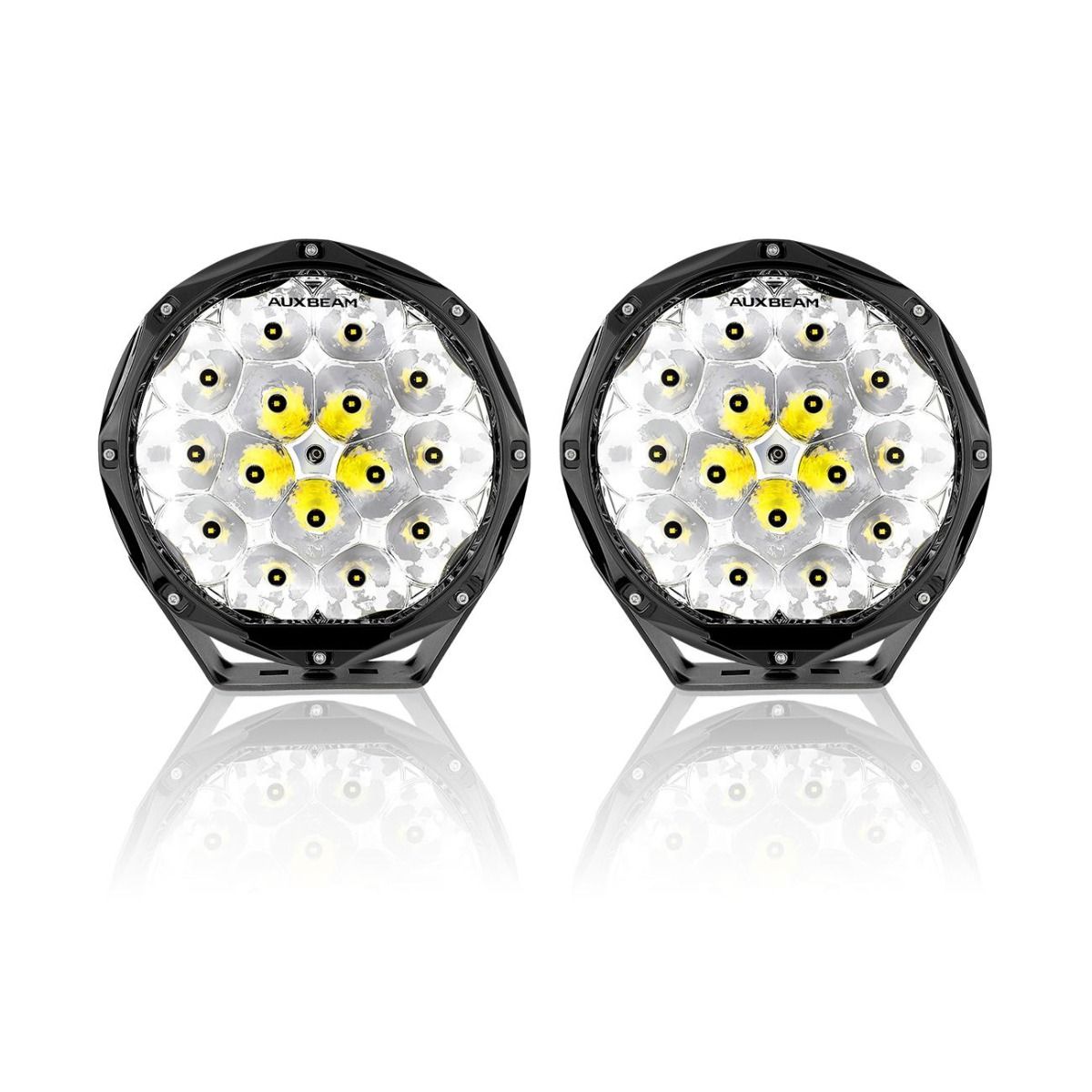 9" 150W Round Spot Beam Led Lights (Pair)