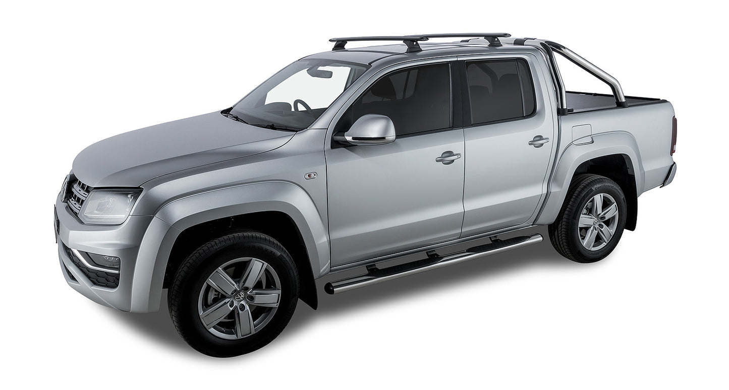 Volkswagen Amarok 2H 4dr Ute Dual Cab 11-23 Vortex RCH Black 2 Bar Roof Rack