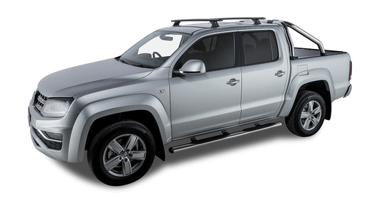 Volkswagen Amarok 2H 4dr Ute Dual Cab 11-23 Vortex RCH Black 2 Bar Roof Rack
