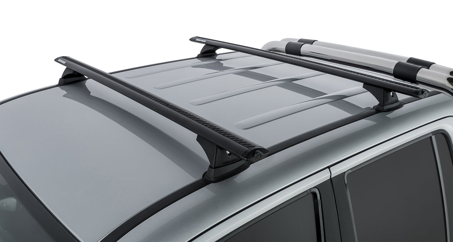 Volkswagen Amarok 2H 4dr Ute Dual Cab 11-23 Vortex RCH Black 2 Bar Roof Rack