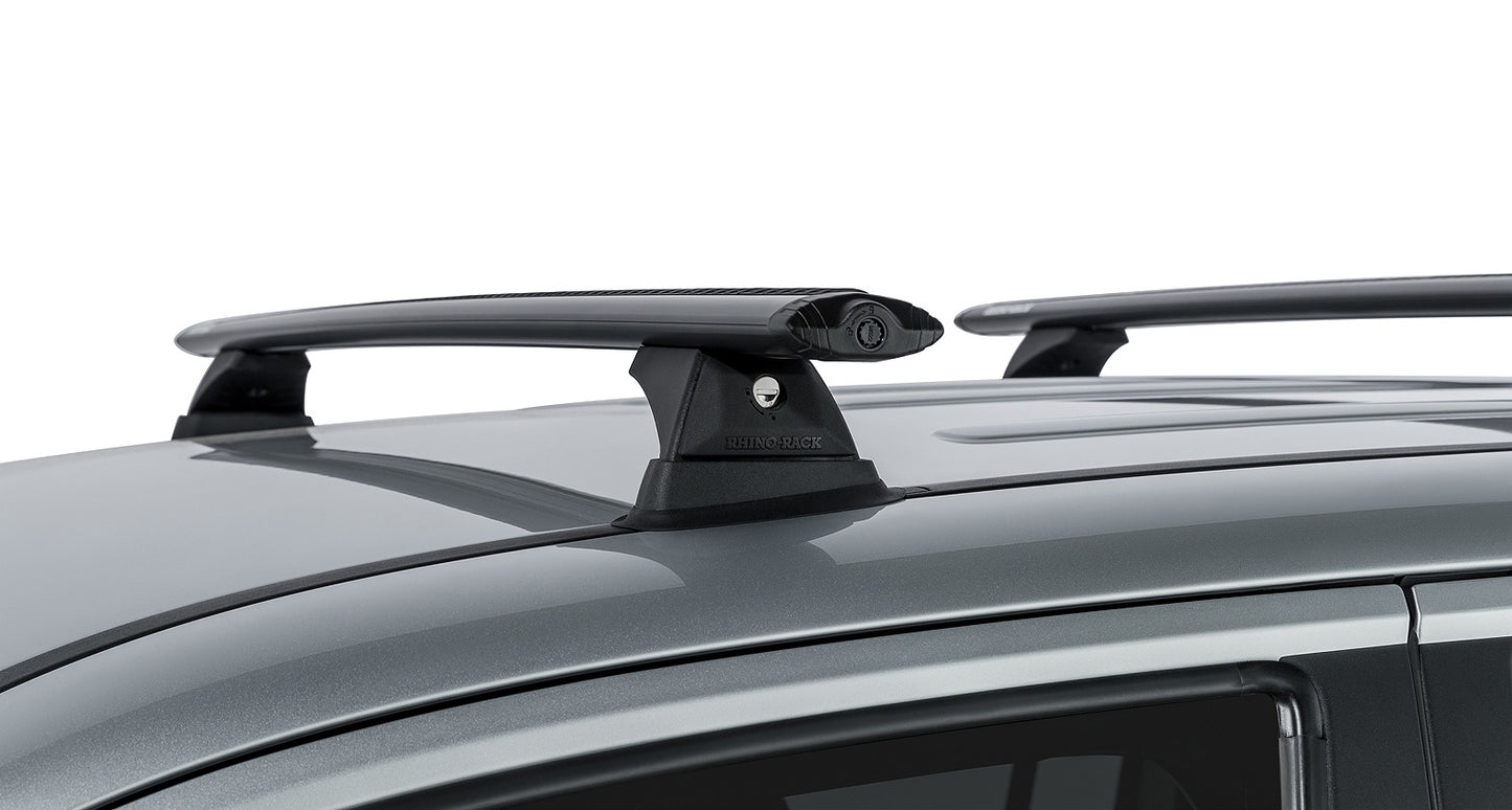 Volkswagen Amarok 2H 4dr Ute Dual Cab 11-23 Vortex RCH Black 2 Bar Roof Rack