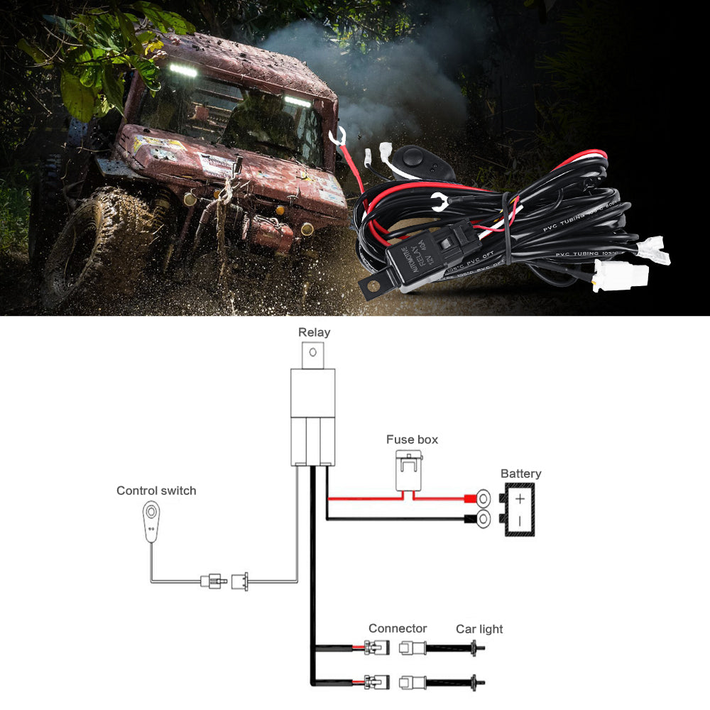 DIY Spot Lights Wiring Harness