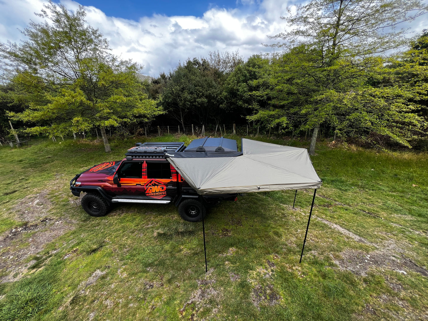 RMR Freestanding 270 Awning Left/Passenger Side Mounting & Wall COMBO