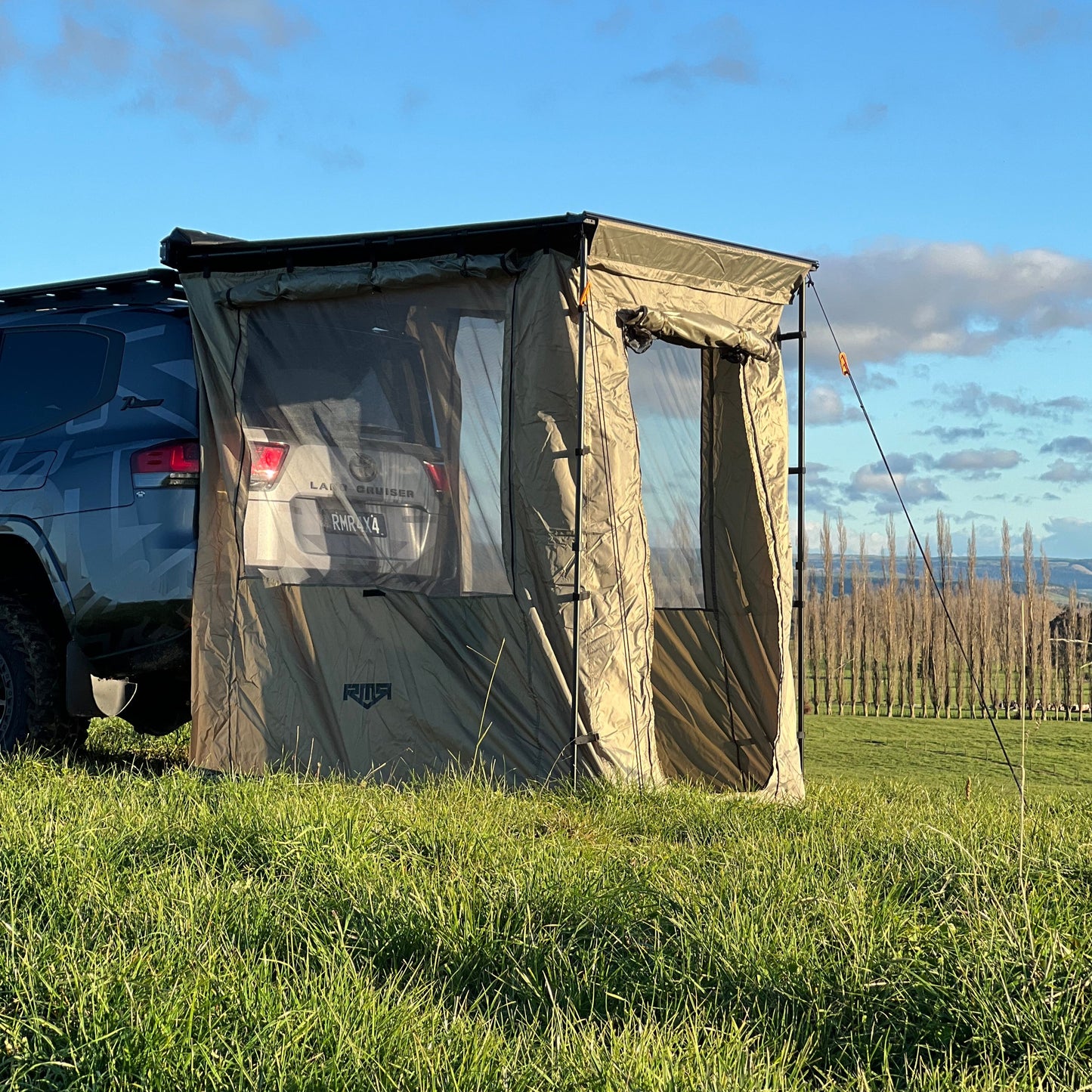 RMR 1.4m x 2m Rear/Side Awning Tent COMBO