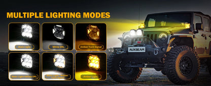 Auxbeam4" CUBE-Z Series Spot Pair