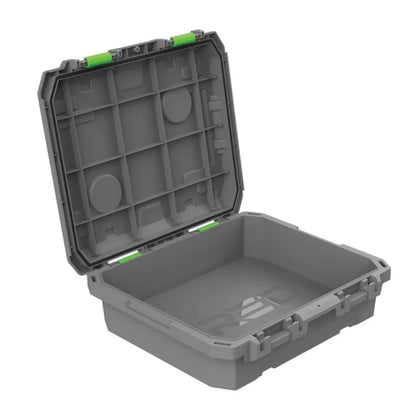 TRED GT Storage Box 25L - Shallow - Grey With Green