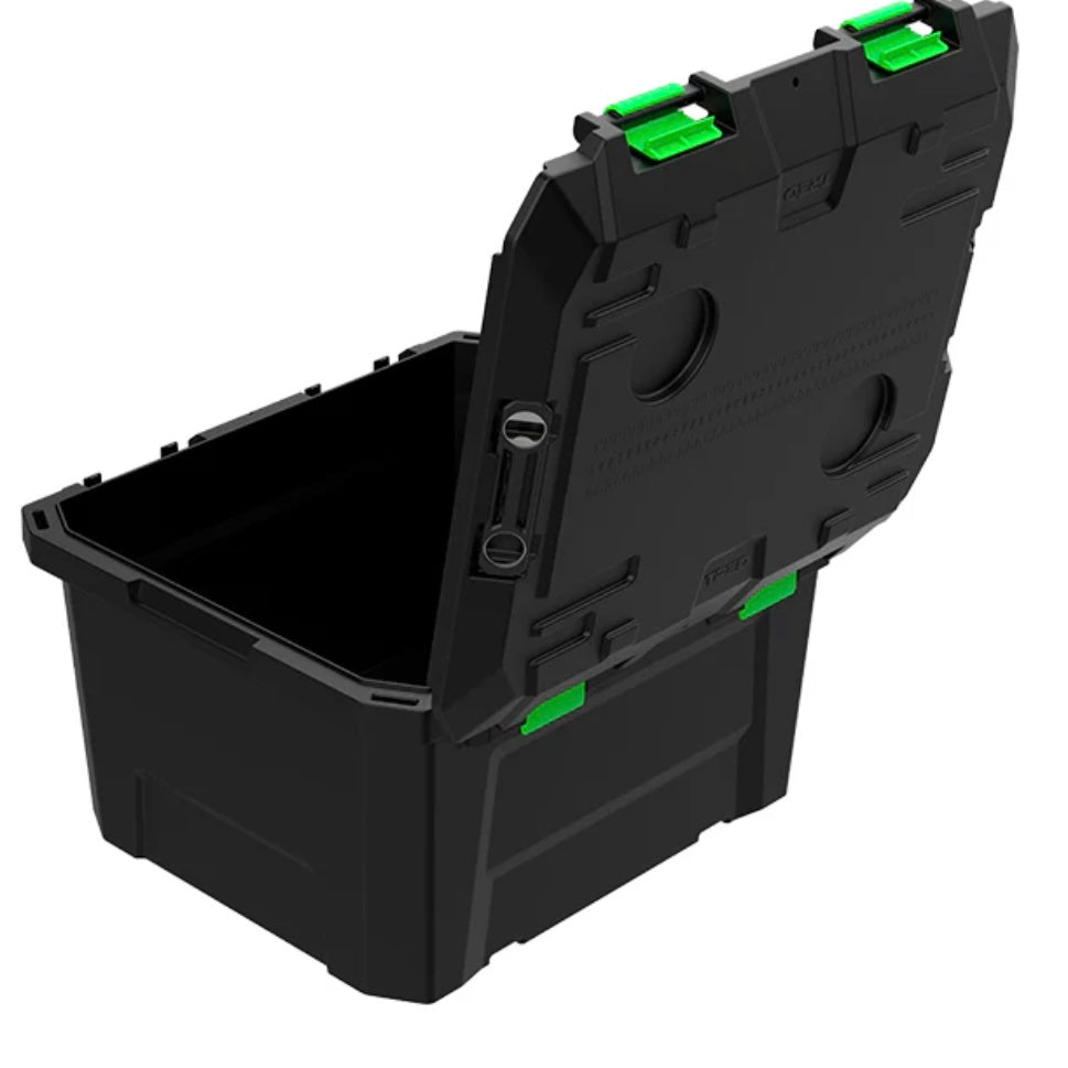 TRED GT Storage Box 65L - Mid - Black With Green