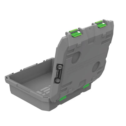 TRED GT Storage Box 25L - Shallow - Grey With Green