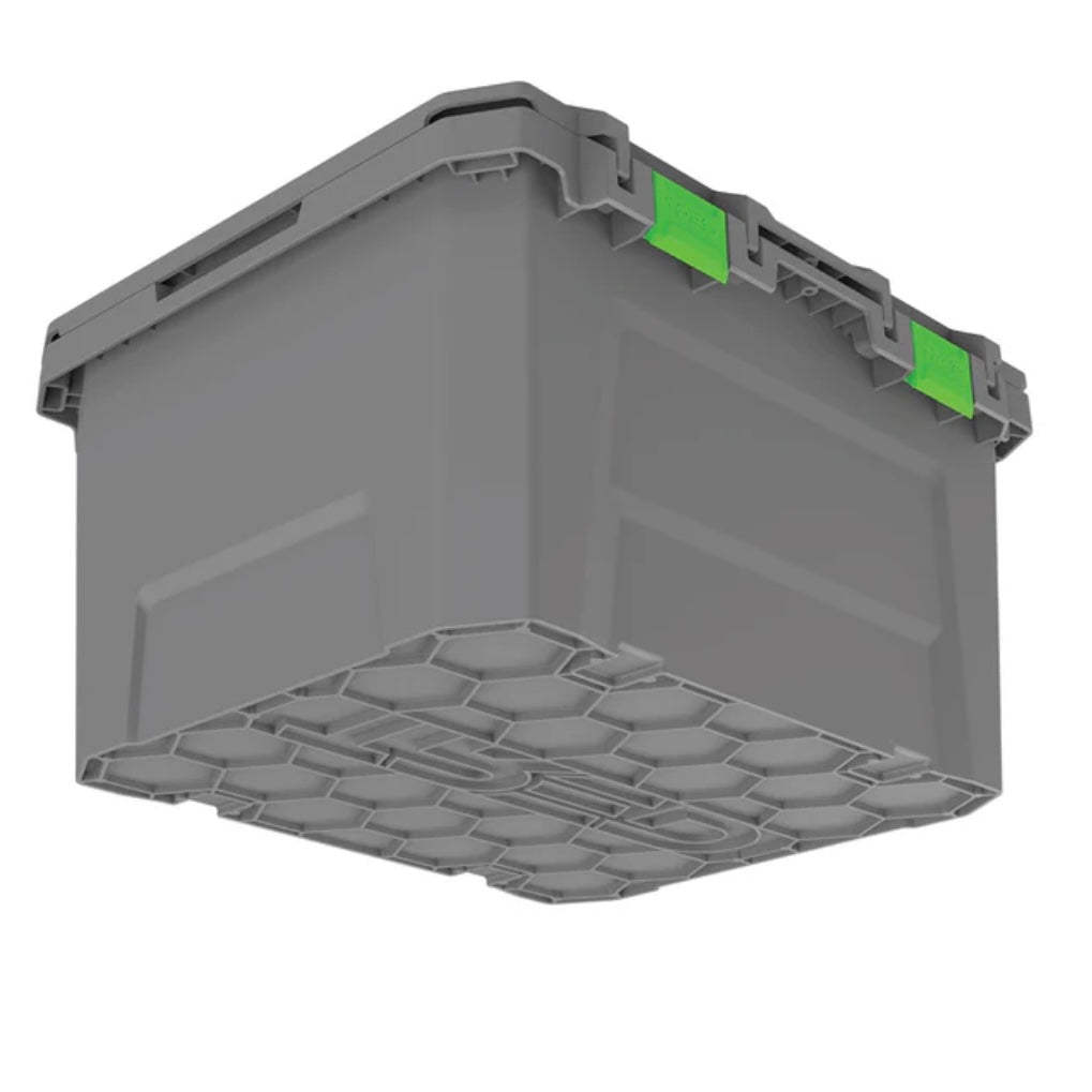 TRED GT Storage Box 65L - Mid - Grey With Green