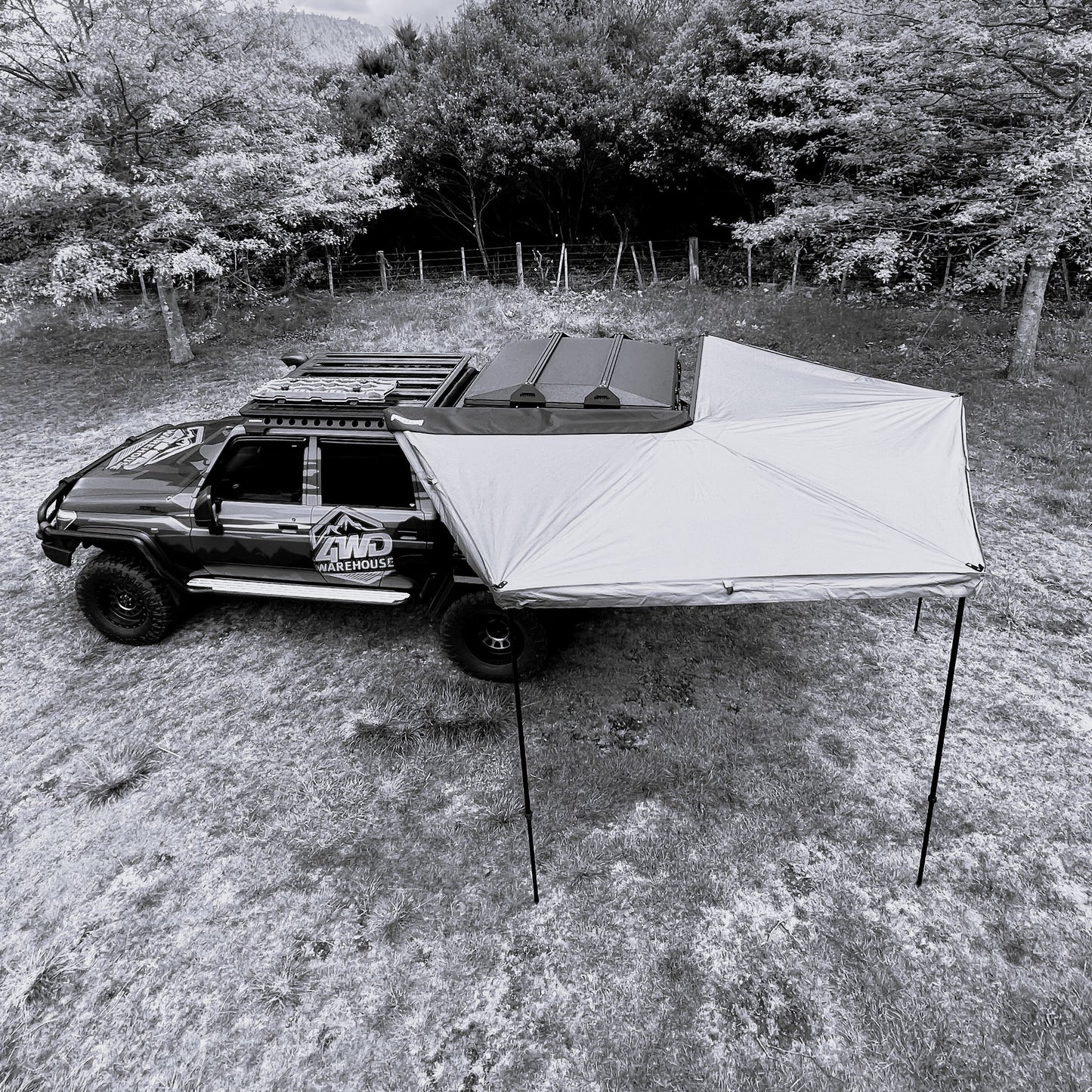 RMR Freestanding 270 Awning Left/Passenger Side Mounting & Wall COMBO