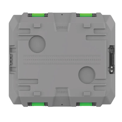 TRED GT Storage Box 25L - Shallow - Grey With Green