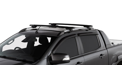 Ford Ranger Wildtrak Gen 2 (P703) 4dr Ute Double Cab (With Roof Rails) 22 On Vortex RX Black 2 Bar Roof Rack