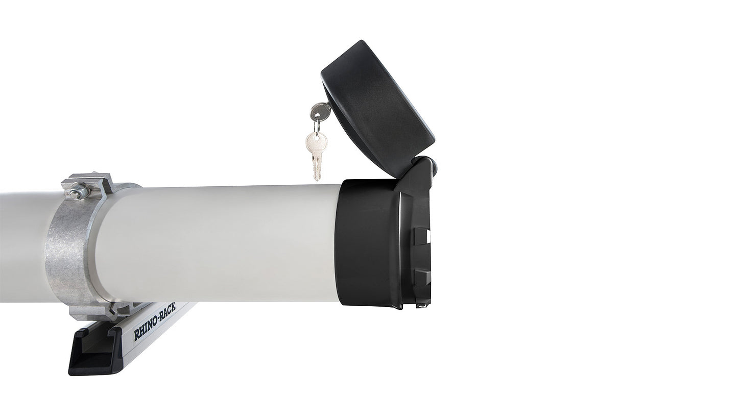 Rhino Rack Conduit Locking End Caps (100mm / 3.9 inches)