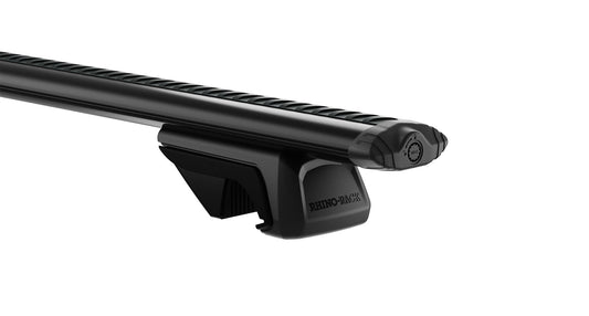 Toyota Prado 120 Series 5dr 4WD With Roof Rails 03/03 to 11/09 On Vortex RX Black 2 Bar Roof Rack