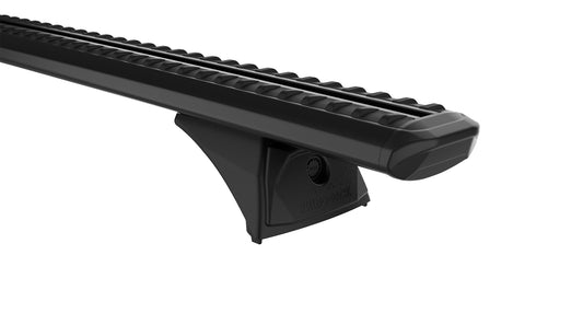 Toyota Hilux 4dr Ute Double Cab 10/15 On Sportz RX300H Trackmount Black 2 Bar Roof Rack