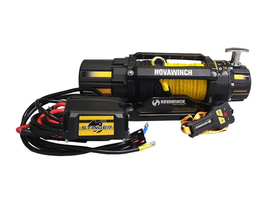 Novawinch Stinger+ Electric Winch - 12,000lb 12 volt with Wireless Remote