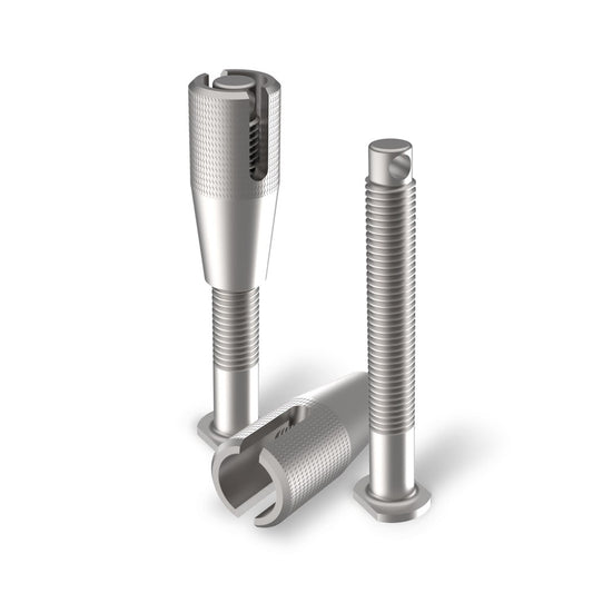 TRED 115mm Mounting Pins with Nut - PAIR