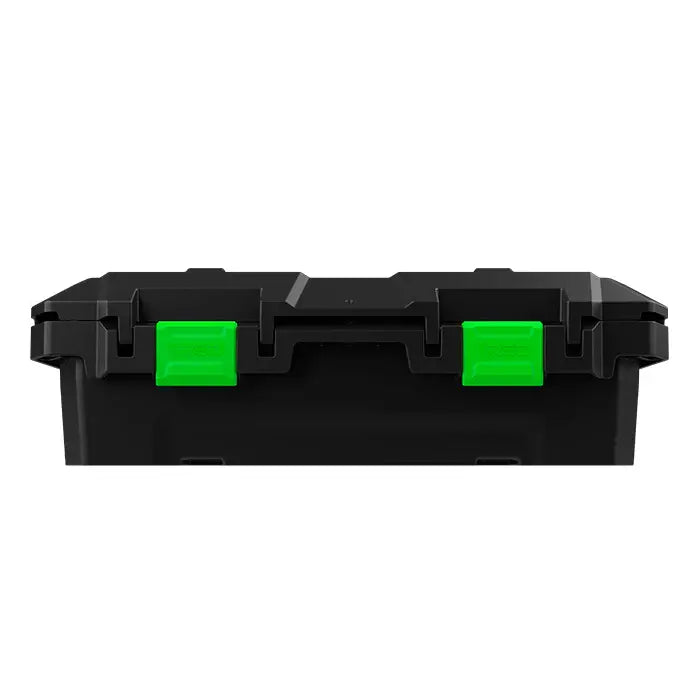 TRED GT Storage Box 25L - Shallow - Black With Green