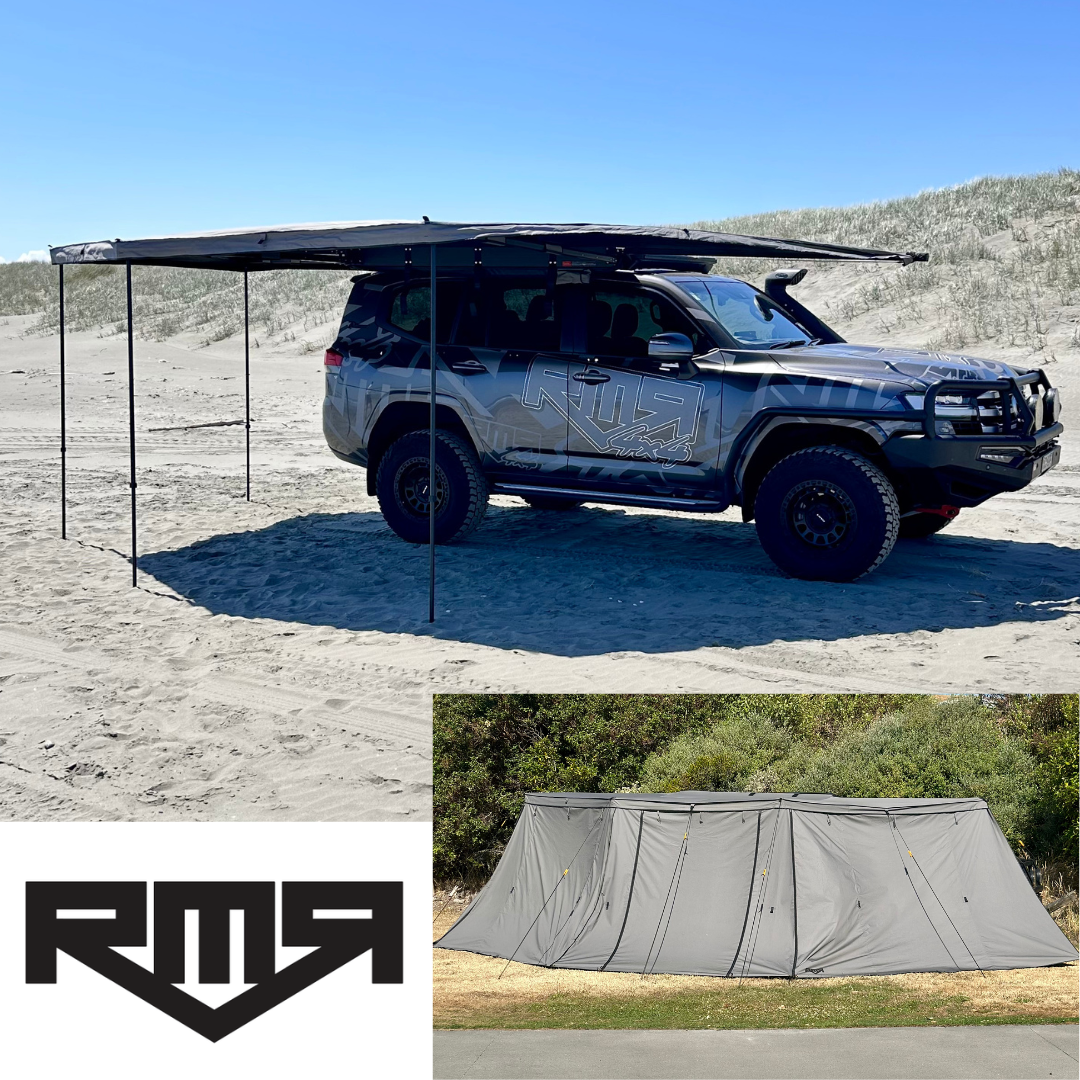 RMR 270 Max LED Freestanding Awning Left/Passenger Side Mounting & Wall COMBO