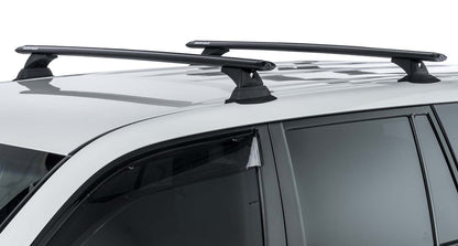 Mazda BT50 4DR Ute Dual Cab 20 on Vortex RCH Black 2 Bar Roof Rack