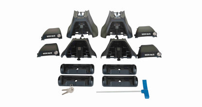 Toyota Hilux 4dr Ute Dual Cab 04/05 to 09/15 Sportz 2500 Black 2 Bar Roof Rack