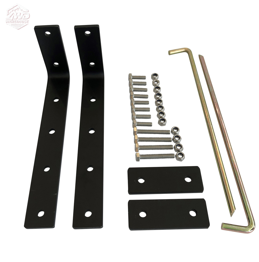 RMR Universal Awning Mounting Brackets (Pair) with Guy Ropes