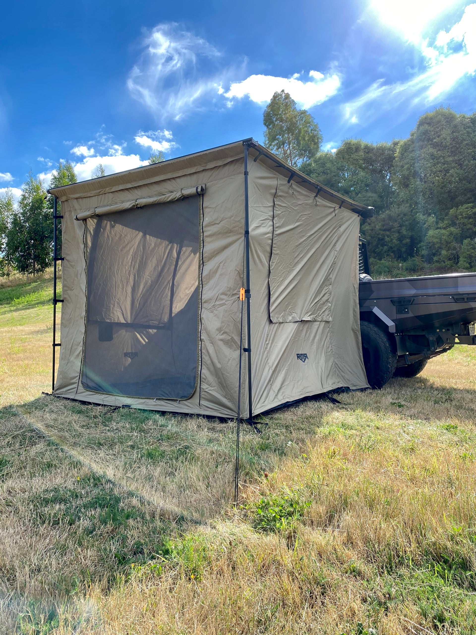 RMR Awning Tent - 2.5m x 2.5m GREEN – Markise & Vorzelt kaufen bei Rooftop Tents Europe