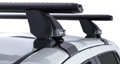 Toyota Hilux 4dr Ute Double Cab 10/15 On Vortex 2500 Black 2 Bar Roof Rack